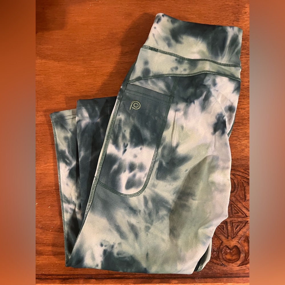 POP Fit Green Goddess Tie Dye Leggings